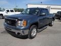 2009 Steel Gray Metallic GMC Sierra 1500 SLE Extended Cab 4x4  photo #2