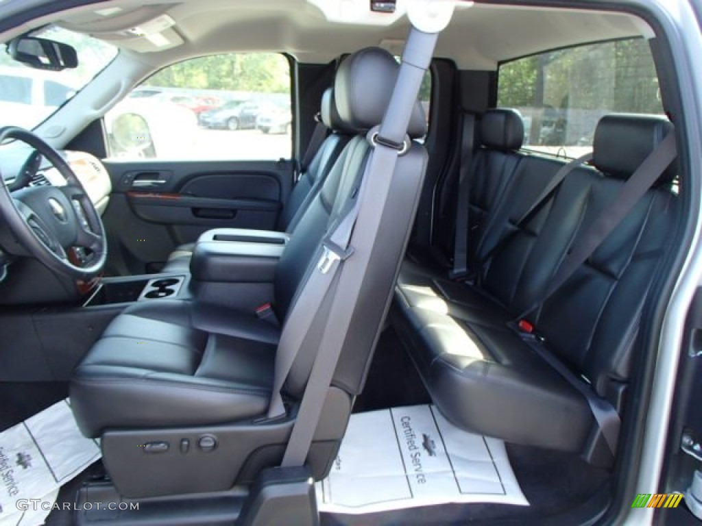 2011 Silverado 1500 LTZ Extended Cab 4x4 - Sheer Silver Metallic / Ebony photo #14