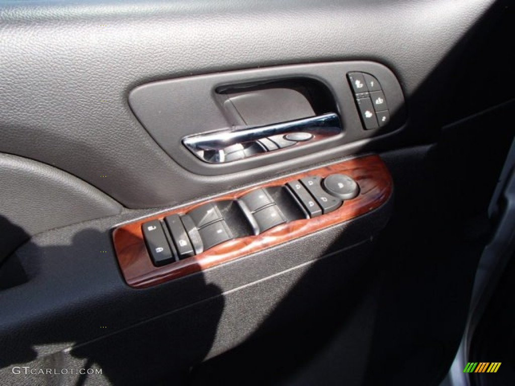 2011 Silverado 1500 LTZ Extended Cab 4x4 - Sheer Silver Metallic / Ebony photo #15