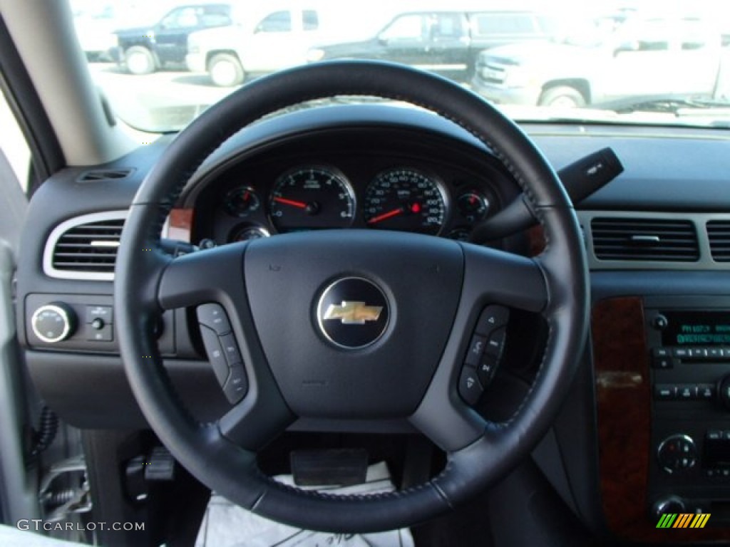 2011 Silverado 1500 LTZ Extended Cab 4x4 - Sheer Silver Metallic / Ebony photo #17