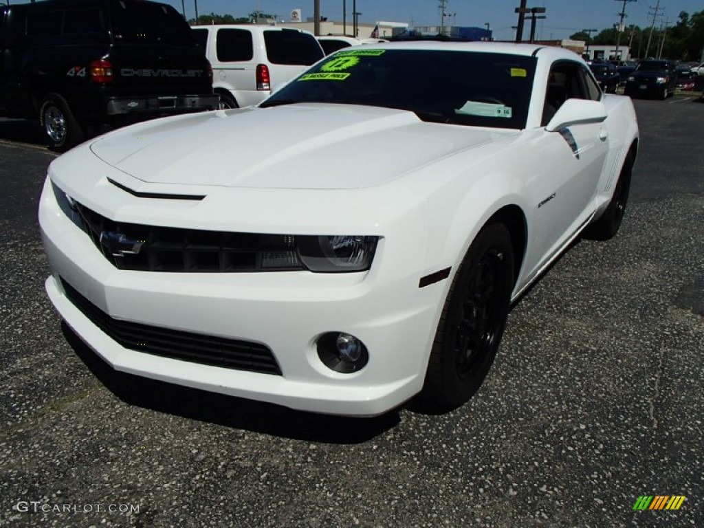 2012 Camaro LS Coupe - Summit White / Black photo #1