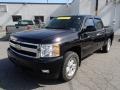 2007 Black Chevrolet Silverado 1500 LT Crew Cab 4x4  photo #2