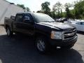 2007 Black Chevrolet Silverado 1500 LT Crew Cab 4x4  photo #4