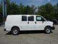 Summit White 2013 Chevrolet Express 3500 Cargo Van Exterior