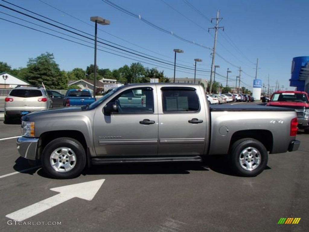 2012 Silverado 1500 LT Crew Cab 4x4 - Graystone Metallic / Ebony photo #1