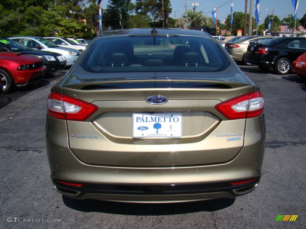 2013 Fusion Titanium - Ginger Ale Metallic / Charcoal Black photo #7