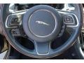 Navy Blue/Ivory 2011 Jaguar XJ XJL Steering Wheel