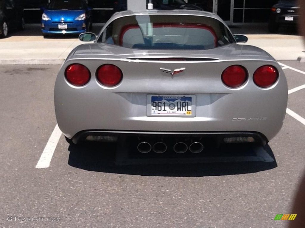2006 Corvette Coupe - Machine Silver Metallic / Titanium Gray photo #3