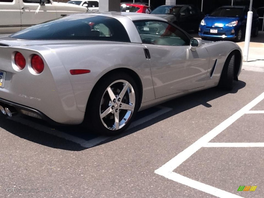 2006 Corvette Coupe - Machine Silver Metallic / Titanium Gray photo #4