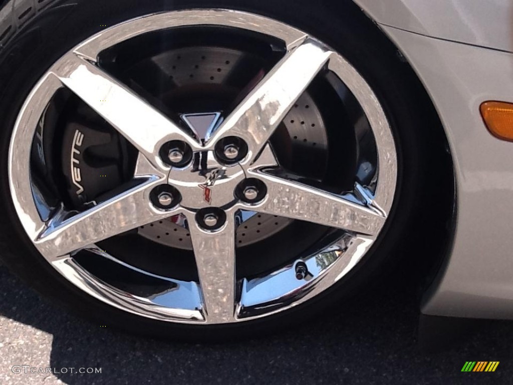 2006 Corvette Coupe - Machine Silver Metallic / Titanium Gray photo #5