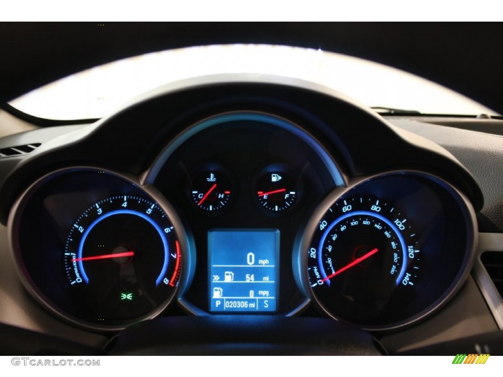 2012 Cruze LS - Blue Topaz Metallic / Jet Black/Medium Titanium photo #7