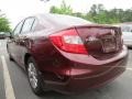 Crimson Pearl - Civic LX Sedan Photo No. 2