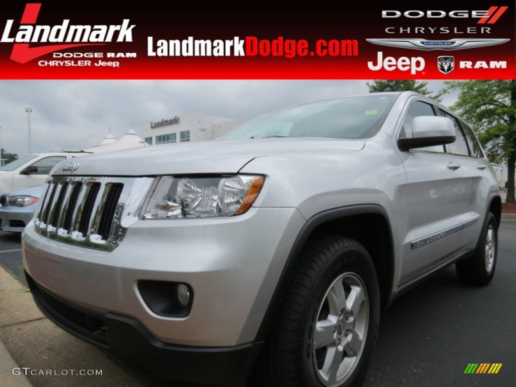 2013 Grand Cherokee Laredo - Bright Silver Metallic / Black photo #1