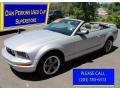 2006 Satin Silver Metallic Ford Mustang V6 Premium Convertible  photo #1