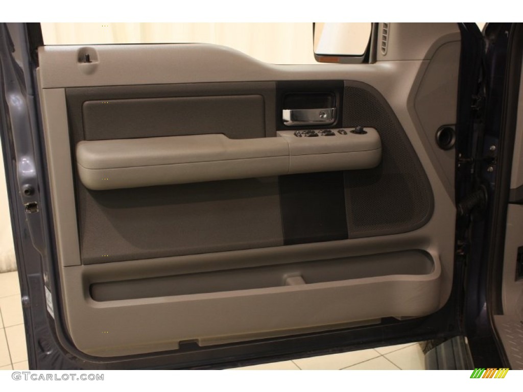 2006 F150 XLT SuperCab 4x4 - Medium Wedgewood Blue Metallic / Medium/Dark Flint photo #4