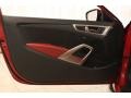 Black/Red 2012 Hyundai Veloster Standard Veloster Model Door Panel