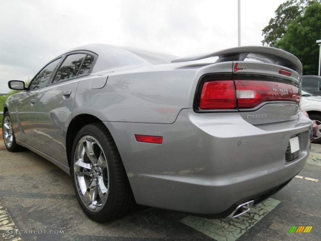 2011 Charger R/T - Billett Silver Metallic / Black/Light Frost Beige photo #2