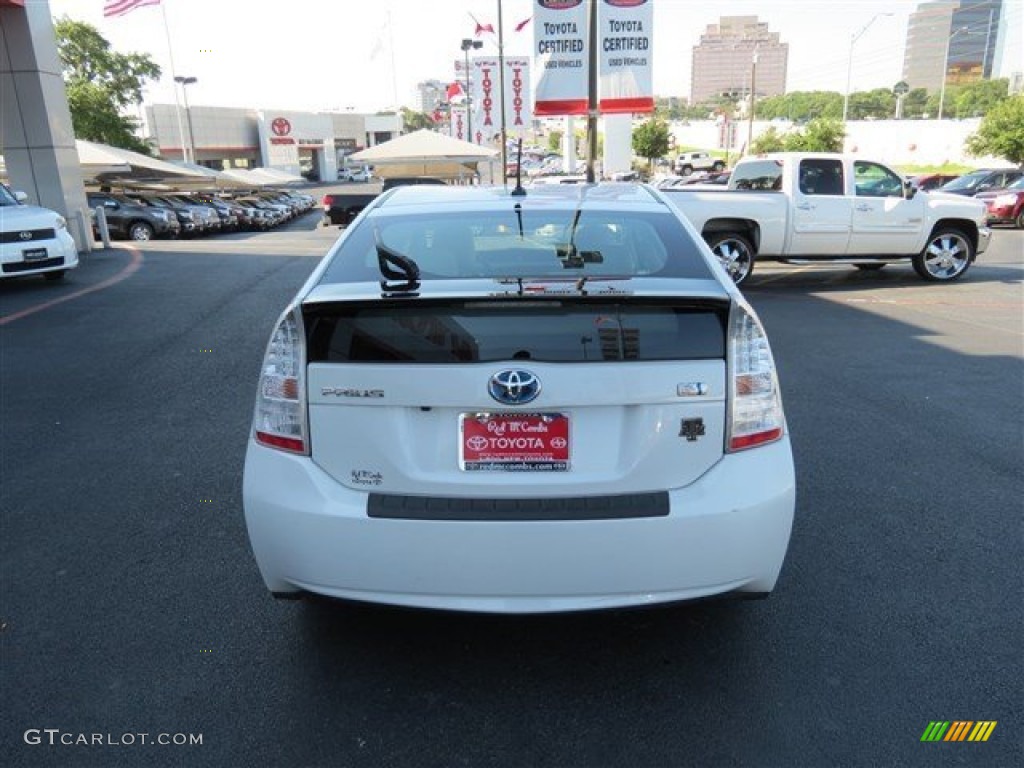 2010 Prius Hybrid IV - Blizzard White Pearl / Bisque photo #6