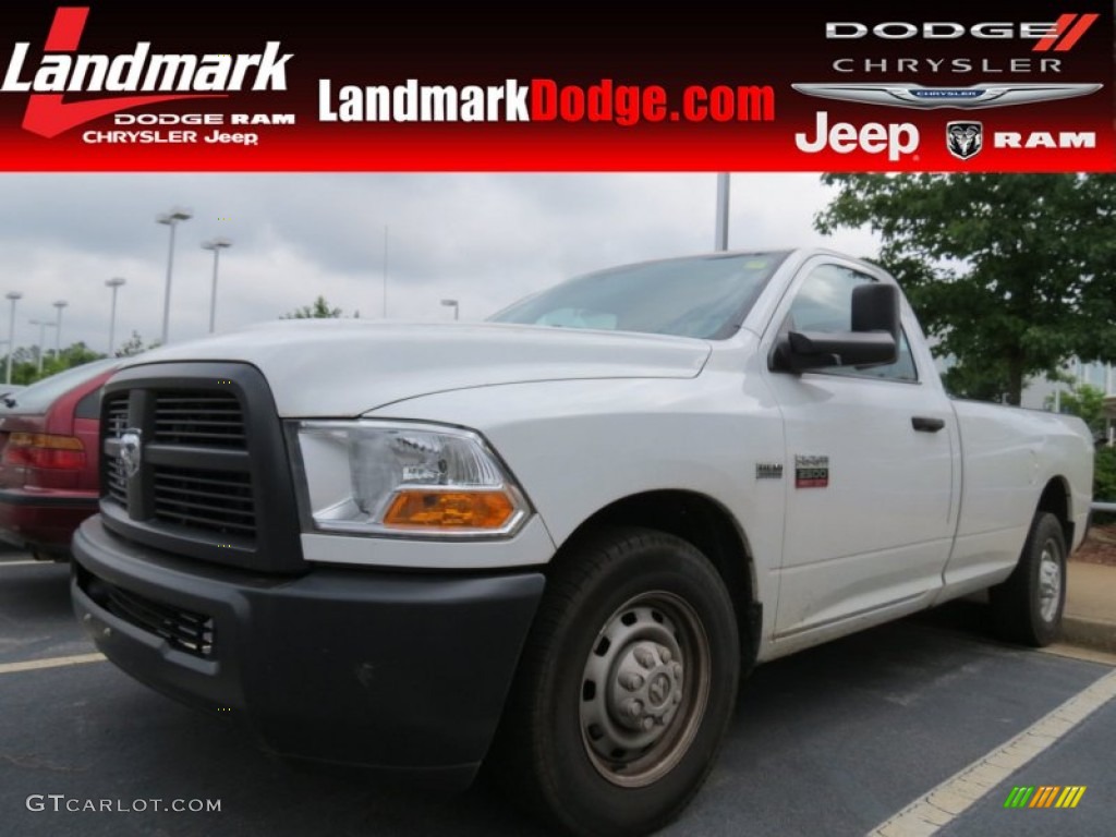 2012 Ram 2500 HD ST Regular Cab - Bright White / Dark Slate/Medium Graystone photo #1
