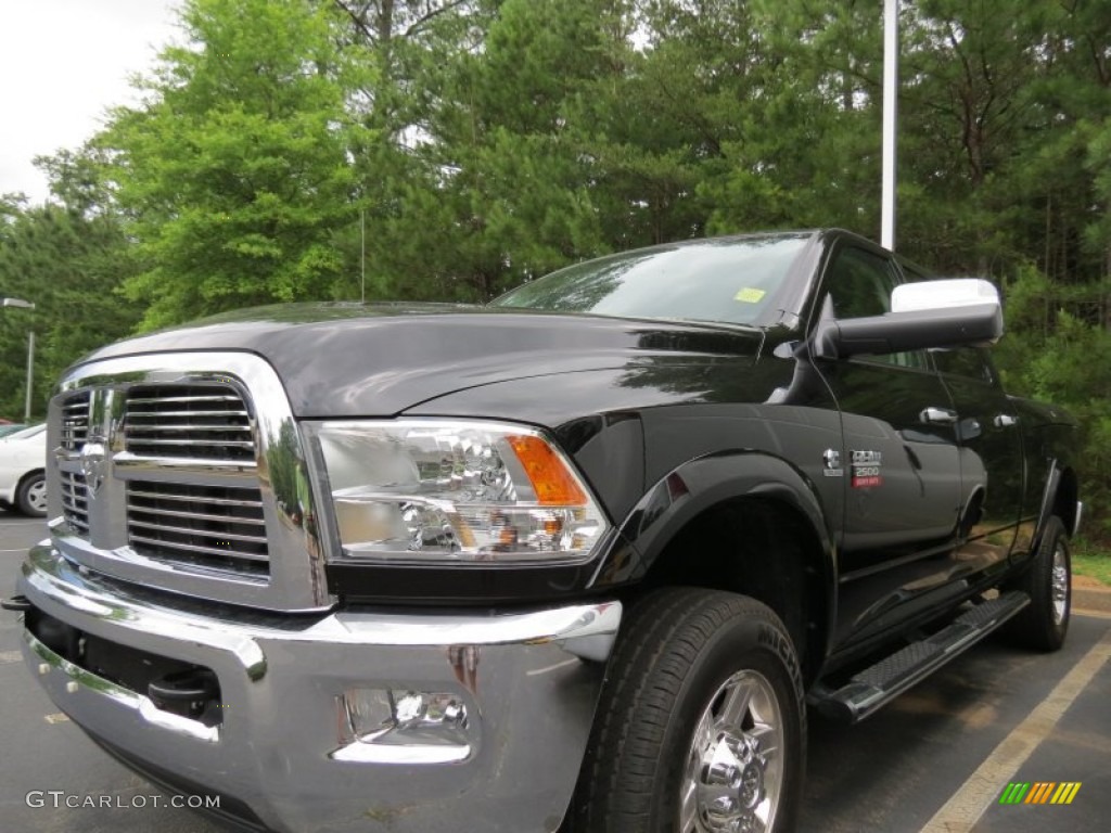 2012 Ram 2500 HD Laramie Crew Cab 4x4 - Black / Dark Slate photo #1