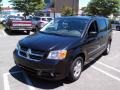 Brilliant Black Crystal Pearl 2010 Dodge Grand Caravan SXT