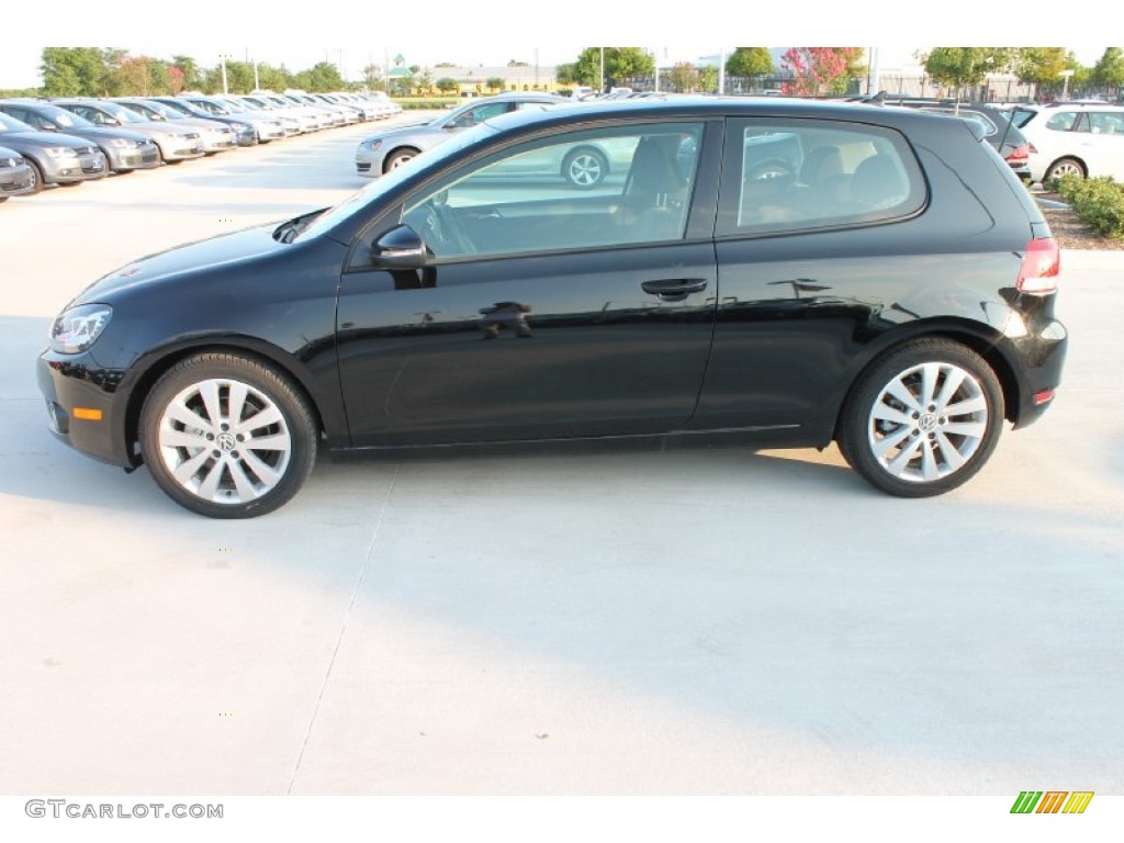 2013 Golf 2 Door TDI - Black / Titan Black photo #5