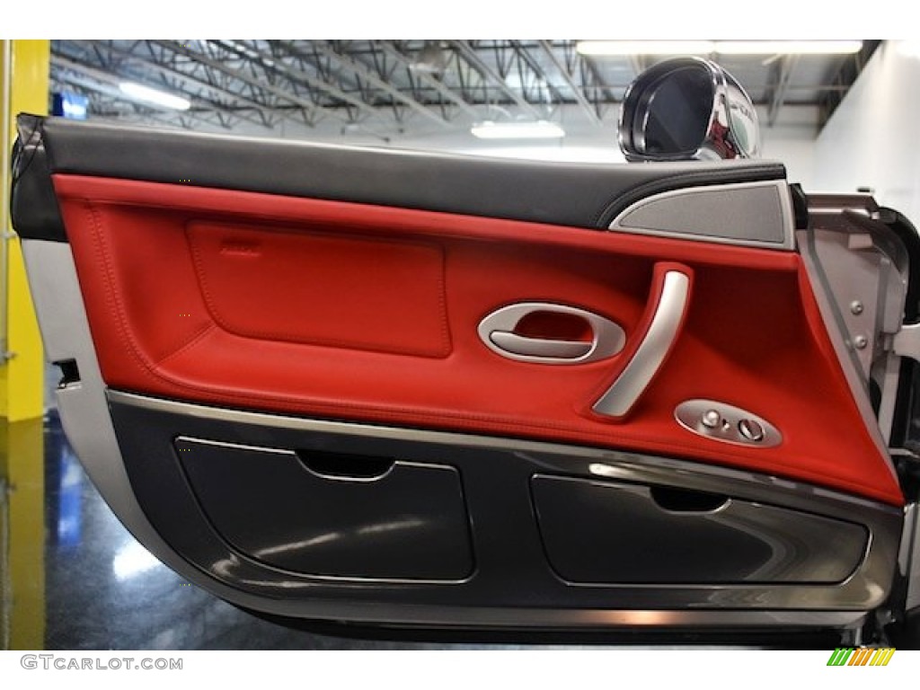 2000 BMW Z8 Roadster Sports Red/Black Door Panel Photo #81921238