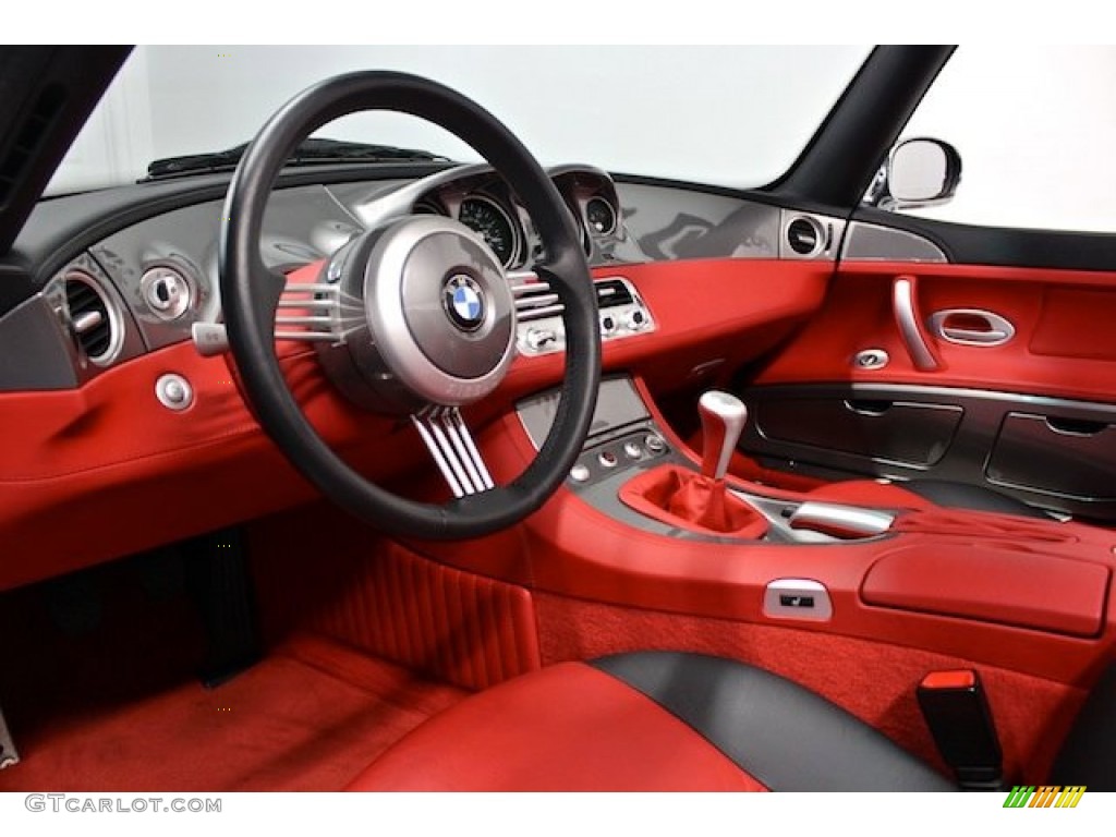 Sports Red/Black Interior 2000 BMW Z8 Roadster Photo #81921445