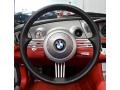 Sports Red/Black 2000 BMW Z8 Roadster Steering Wheel