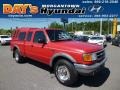 Bright Red 1997 Ford Ranger XLT Extended Cab 4x4