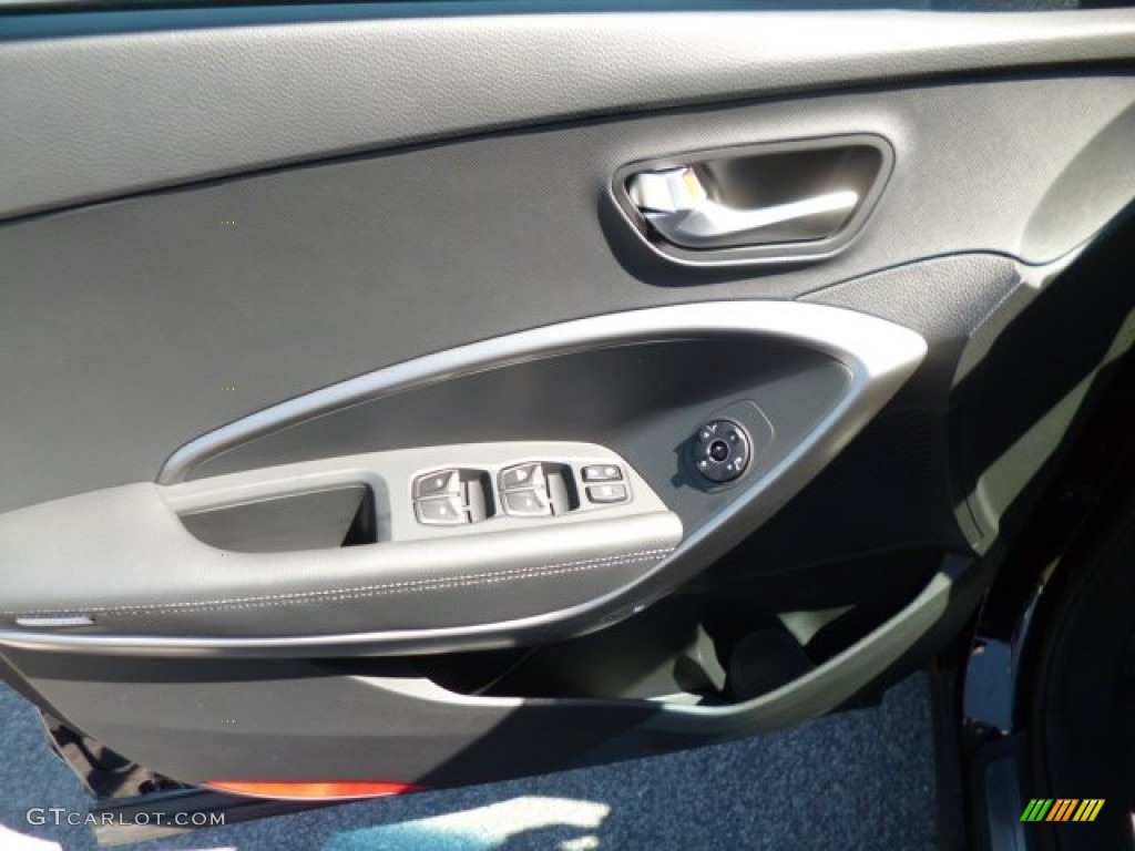 2013 Hyundai Santa Fe Limited AWD Black Door Panel Photo #81926059