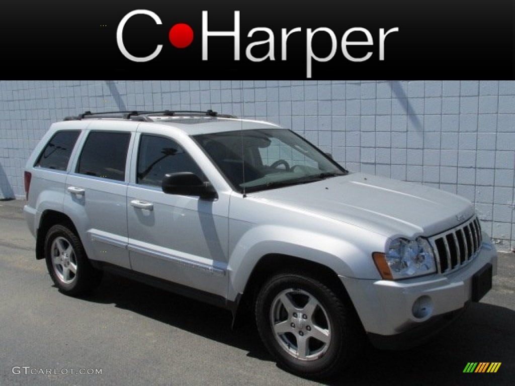 2005 Grand Cherokee Limited 4x4 - Bright Silver Metallic / Medium Slate Gray photo #1