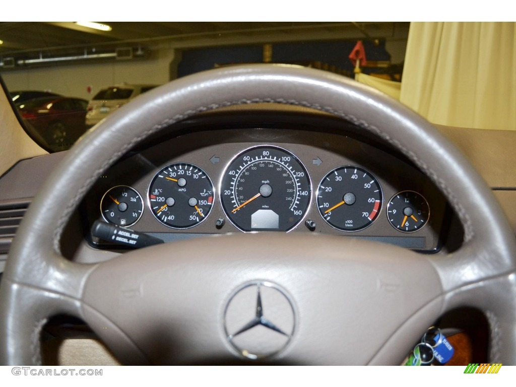 1999 SL 500 Roadster - Smoke Silver Metallic / Java photo #24