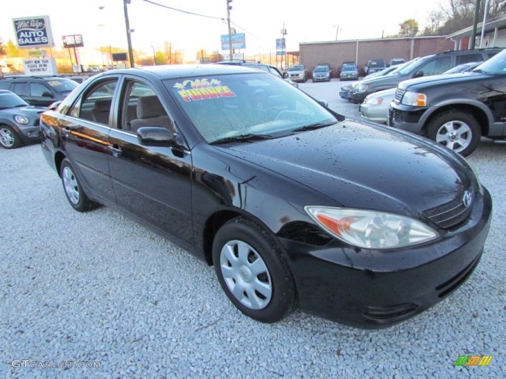 2002 Camry LE - Black / Stone photo #1