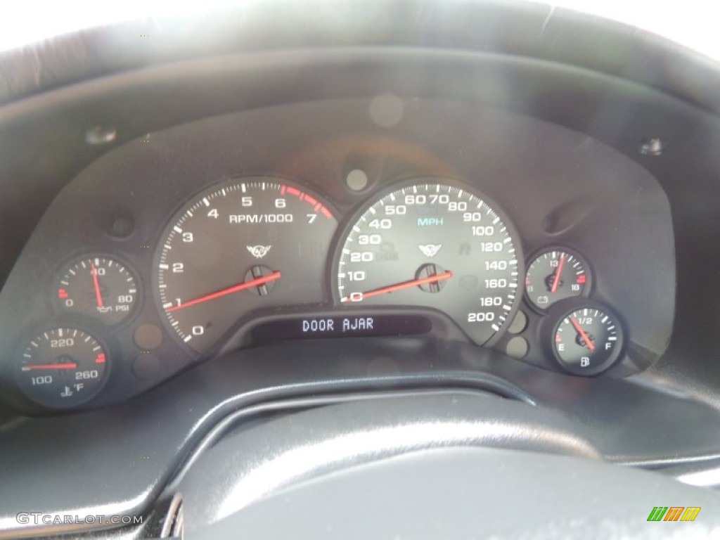 2001 Chevrolet Corvette Coupe Gauges Photo #81929497