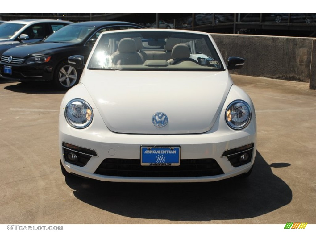 2013 Beetle Turbo Convertible - Candy White / Beige photo #2