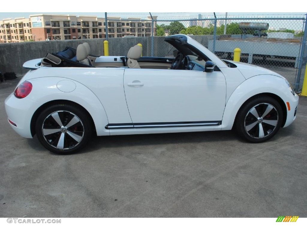 Candy White 2013 Volkswagen Beetle Turbo Convertible Exterior Photo #81930505