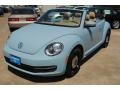2013 Denim Blue Volkswagen Beetle 2.5L Convertible  photo #3