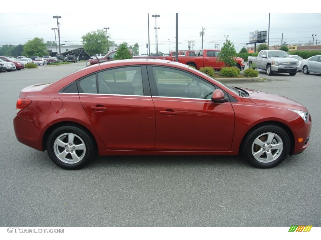 Crystal Red Metallic 2012 Chevrolet Cruze LT Exterior Photo #81931963