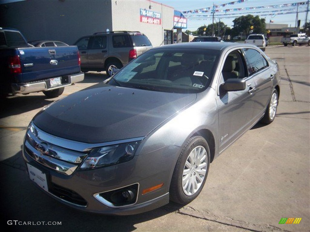 2012 Fusion Hybrid - Sterling Grey Metallic / Medium Light Stone photo #1