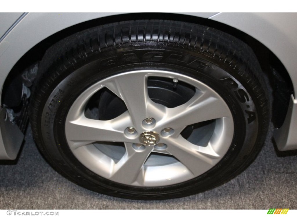 2013 Corolla S - Classic Silver Metallic / Dark Charcoal photo #8