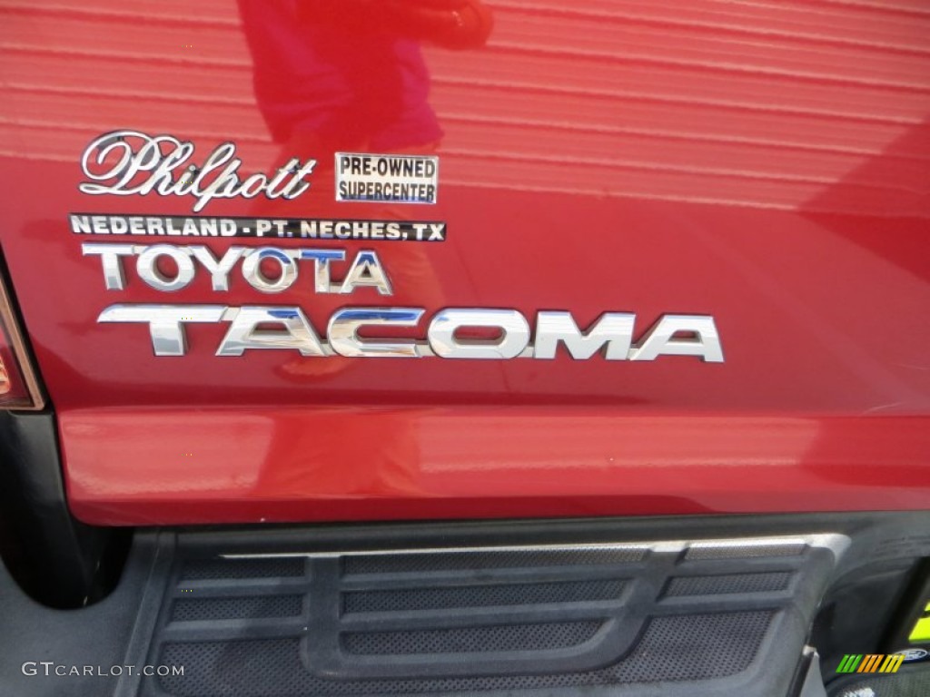 2007 Tacoma V6 PreRunner TRD Sport Double Cab - Impulse Red Pearl / Taupe photo #21