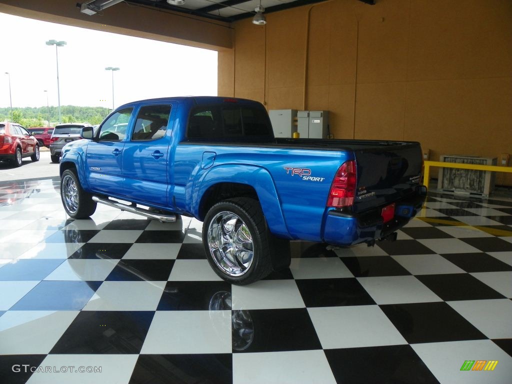 2007 Tacoma V6 PreRunner TRD Sport Double Cab - Speedway Blue Pearl / Graphite Gray photo #4