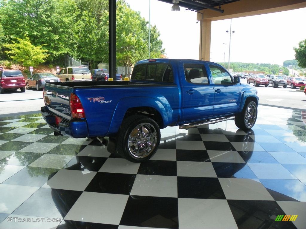 2007 Tacoma V6 PreRunner TRD Sport Double Cab - Speedway Blue Pearl / Graphite Gray photo #6