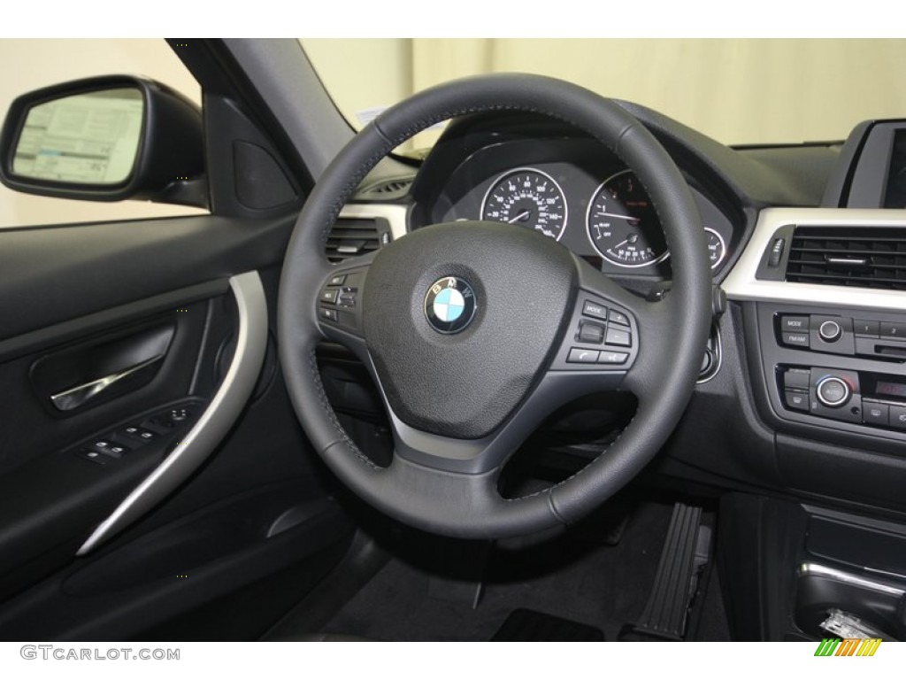 2013 3 Series 328i Sedan - Jet Black / Black photo #28