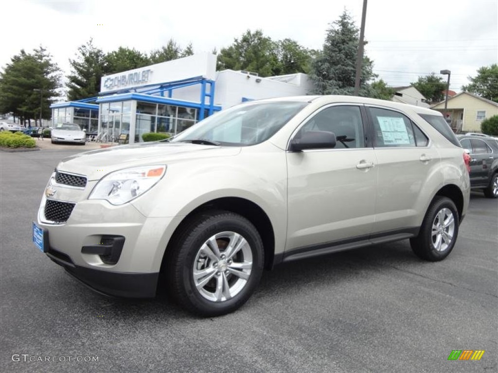 2013 Equinox LS - Champagne Silver Metallic / Jet Black photo #3