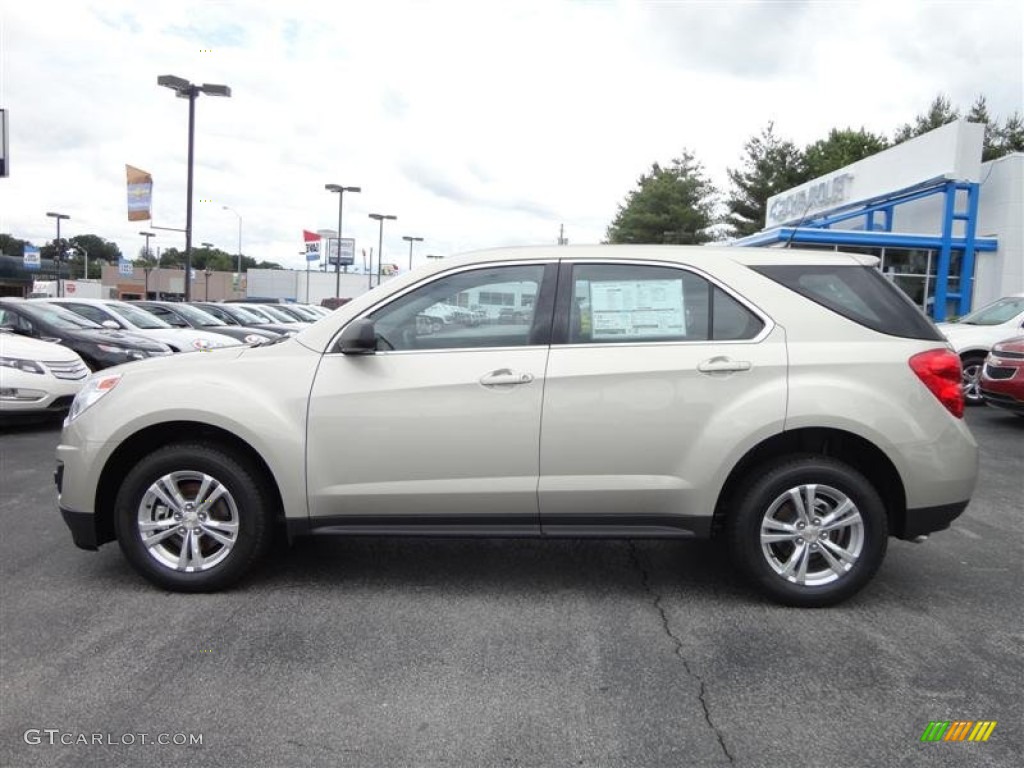 2013 Equinox LS - Champagne Silver Metallic / Jet Black photo #4