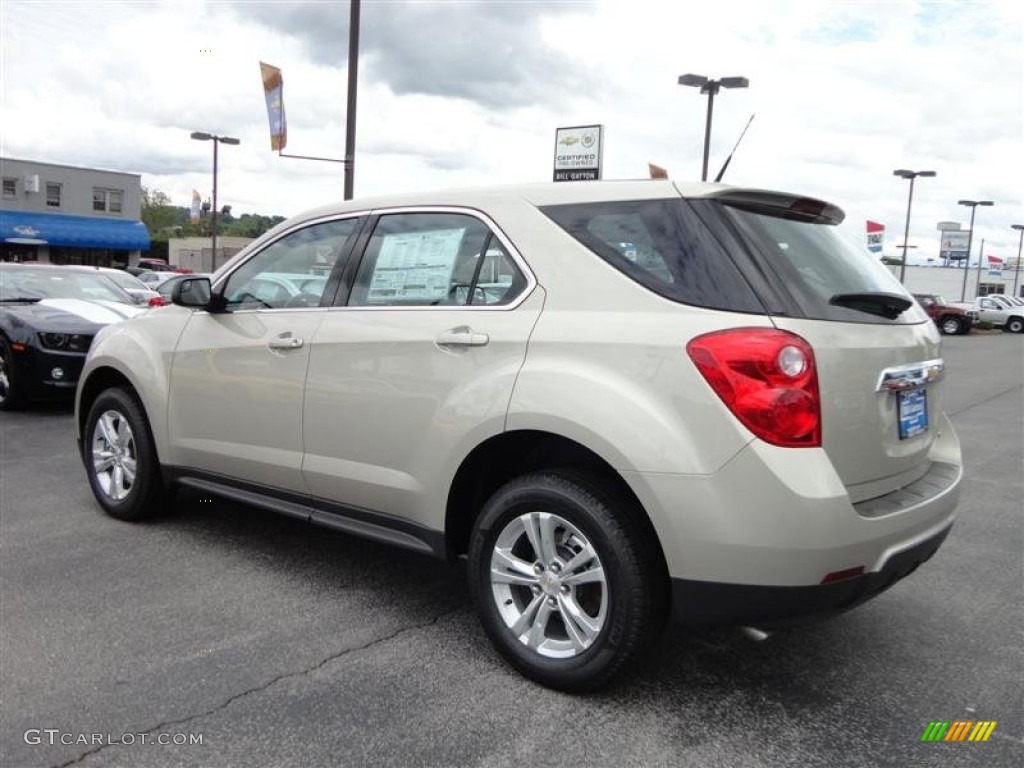 2013 Equinox LS - Champagne Silver Metallic / Jet Black photo #5
