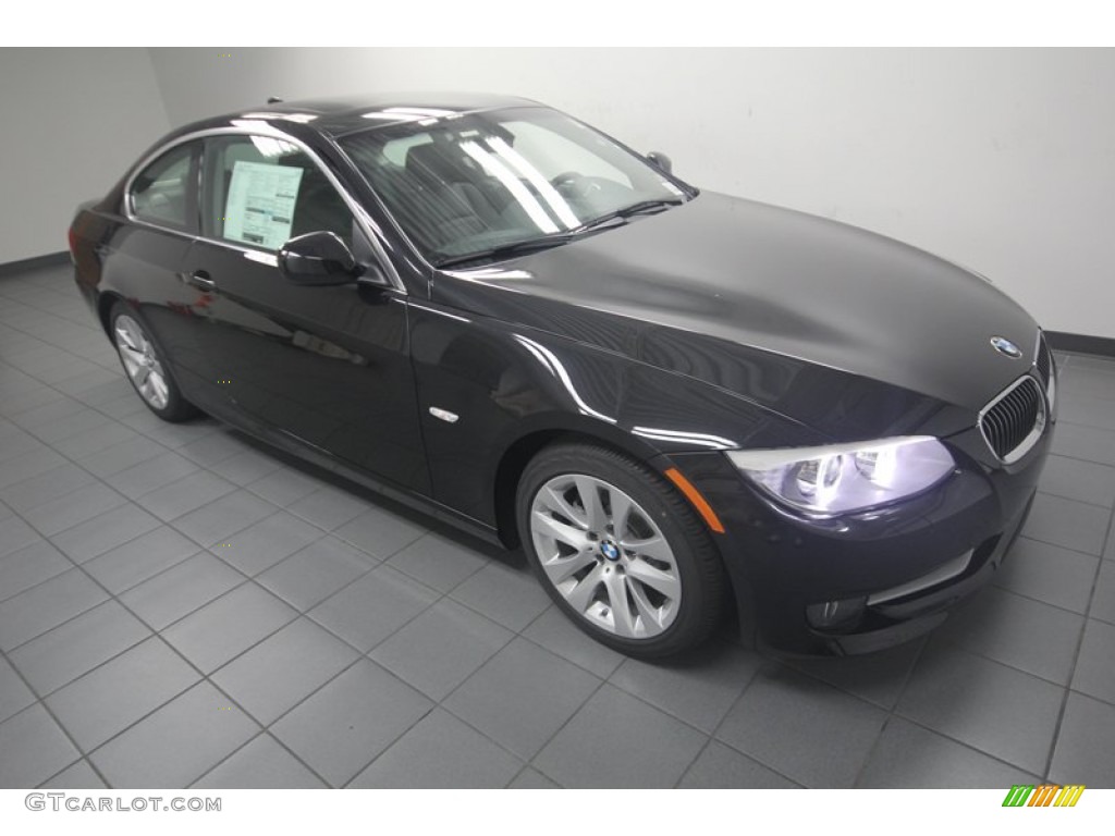 2013 3 Series 328i Coupe - Black Sapphire Metallic / Black photo #6