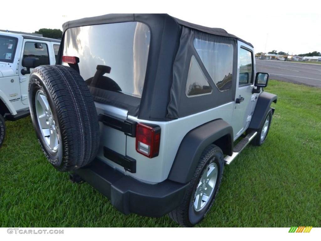 2011 Wrangler Sport S 4x4 - Bright Silver Metallic / Black photo #5